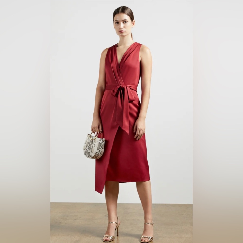 TED BAKER Chrisey
Fixed Wrap Midi Dress